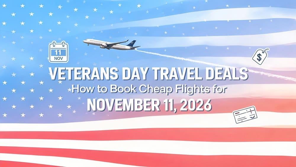 Veterans Day Travel Deals: How to Book Cheap Flights for November 11, 2026