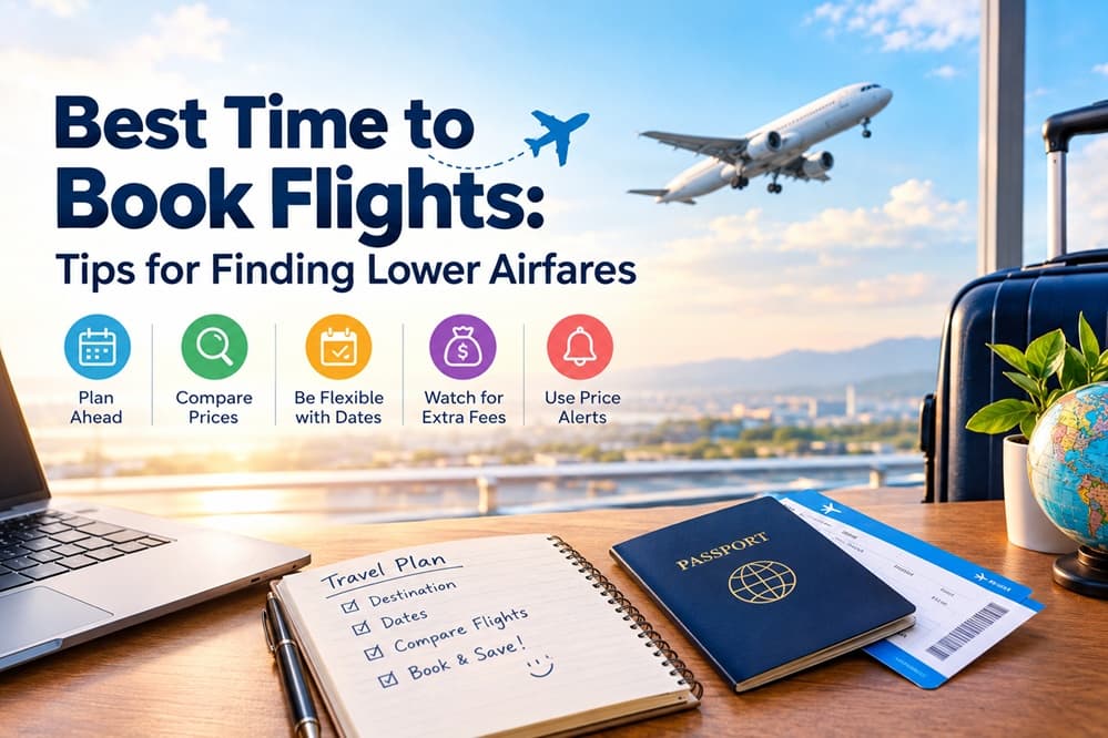 Best Time to Book Flights: Tips for Finding Lower Airfares